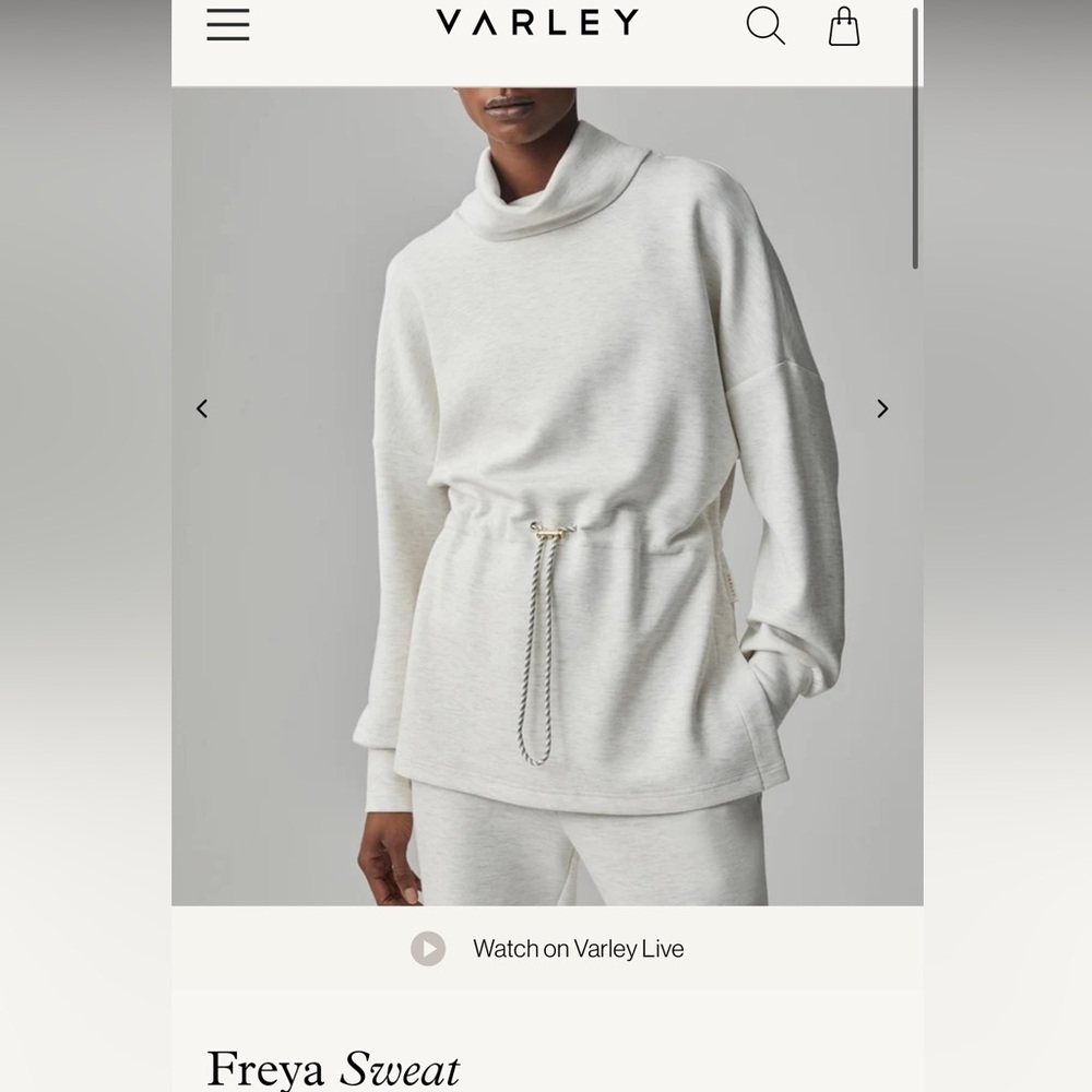 Varley Freya sweatshirt size XXS.